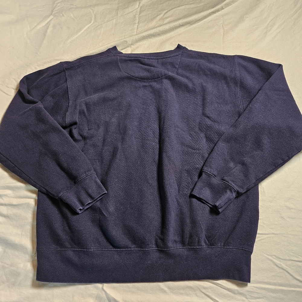 San Diego California Sweatshirt Navy Blue Large Crewneck‎ Cotton Blend Varsity - Picture 5 of 7